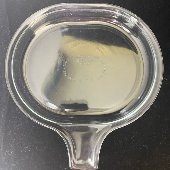 Vintage EUC Set of 2 Pyrex Corning 600-B Grab It Single Serve Microwave Plates - Picture 4 of 13